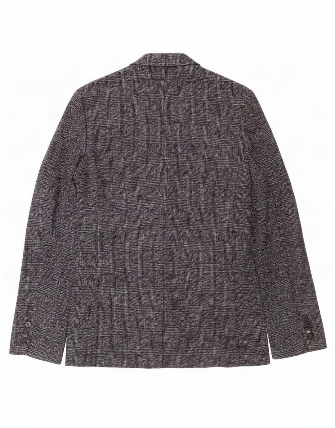 Marks & Spencer Chaqueta tipo blazer de 2 botones para hombre UK 36 Small Navy Blue Check