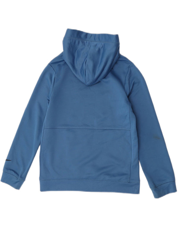 Nike Boys Graphic Sudadera con capucha Jumper 10-11 años Azul medio Poliéster Deportes