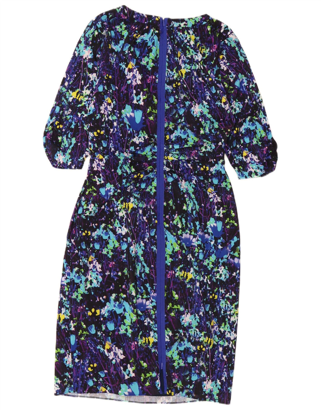 COAST Vestido tubo con estampado abstracto para mujer UK 10 Small Multicolor