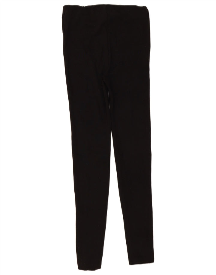 Zara Leggings Mujer UK 40 Mediano Poliéster Negro