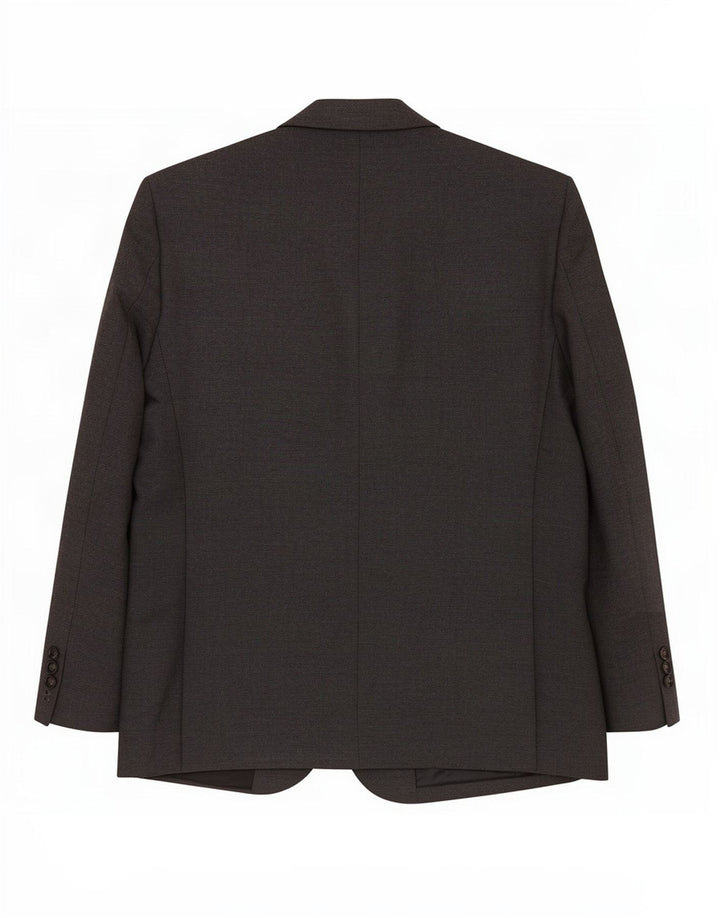 Marks & Spencer Chaqueta tipo blazer de 2 botones para hombre UK 42 Poliéster gris grande
