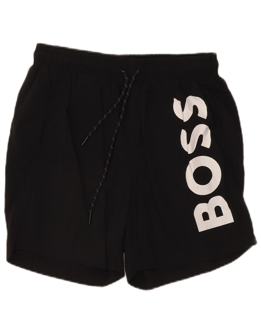 Bañador HUGO BOSS Hombre | Bañador con gráfico pequeño de poliamida negro