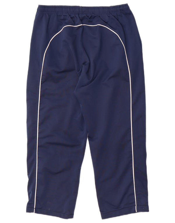 Asics Hombre Crop Chándal Pantalones Grande Azul Marino Poliéster