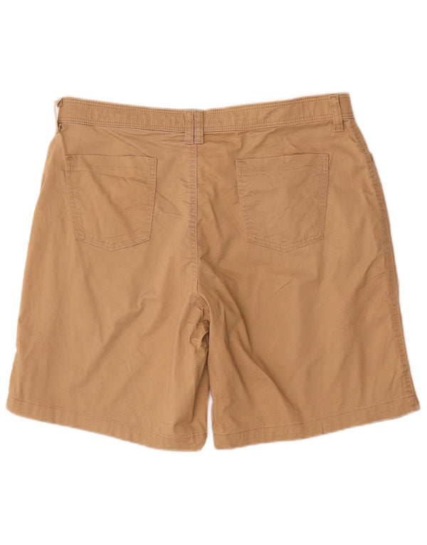 Lee - Pantalones cortos casuales para mujer US 12 grande W34 algodón beige