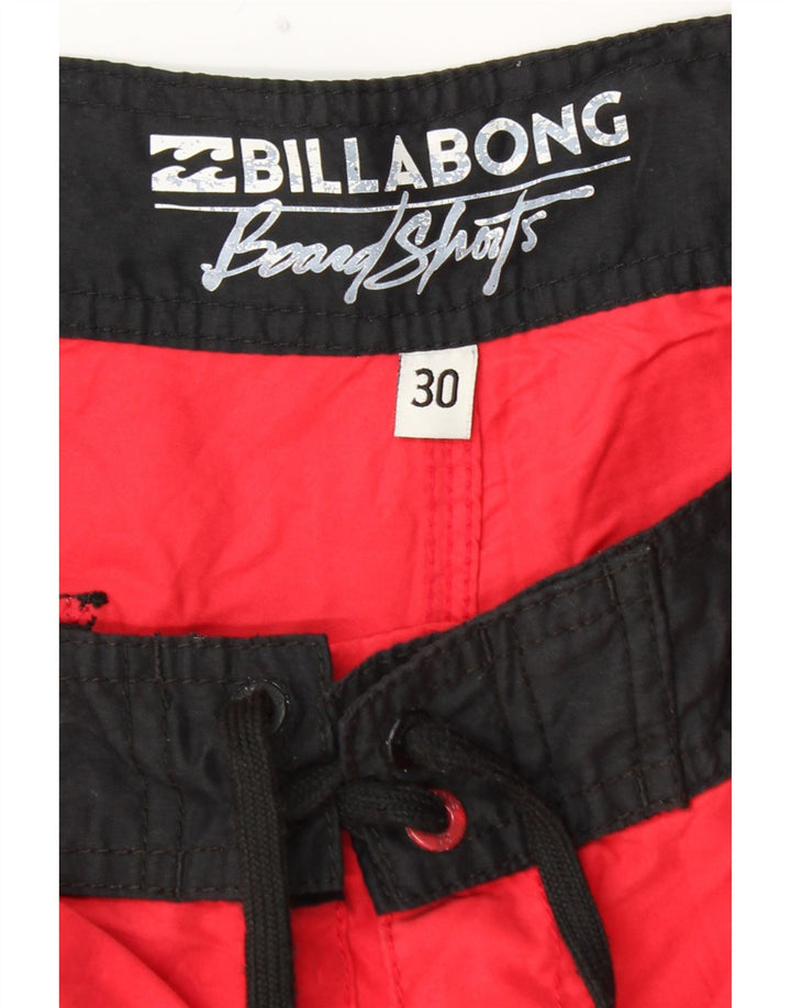 BILLABONG Shorts De Bañador Para Hombre Medium Red Colourblock Poliéster Beach