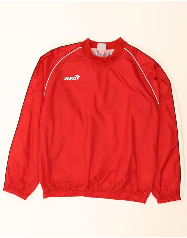 Jako Hombre Jersey Chándal Chaqueta Superior Grande Nylon Color Block Rojo