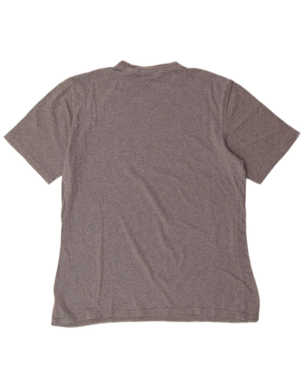 Fila Mens T-Shirt Top Medium Grey Cotton