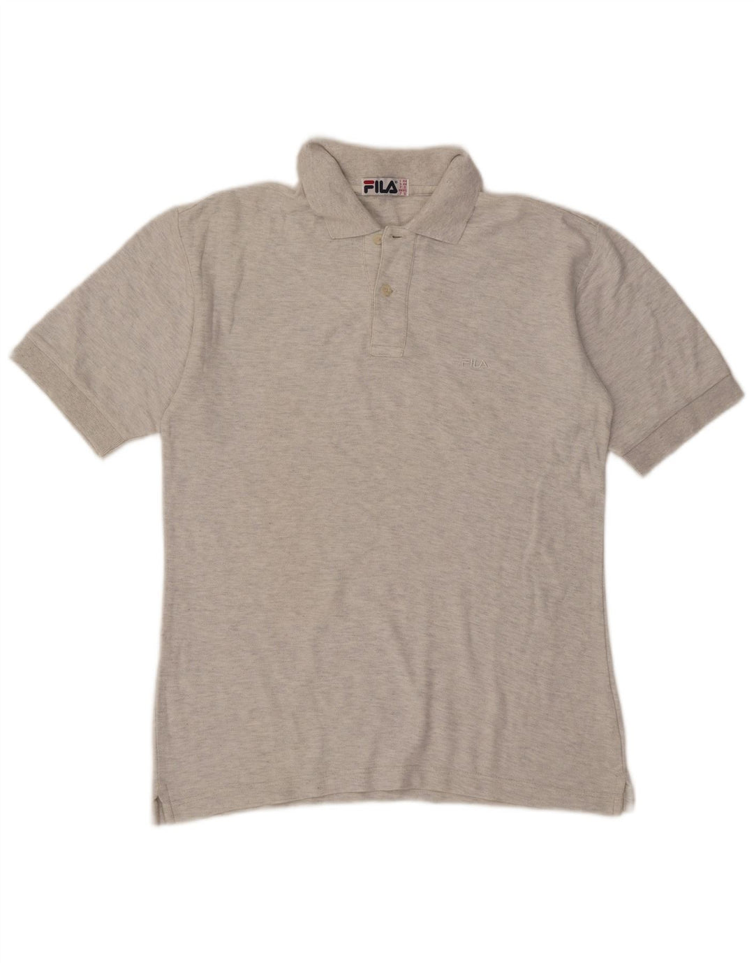Fila Polo Hombre IT 44 XS Algodón Gris