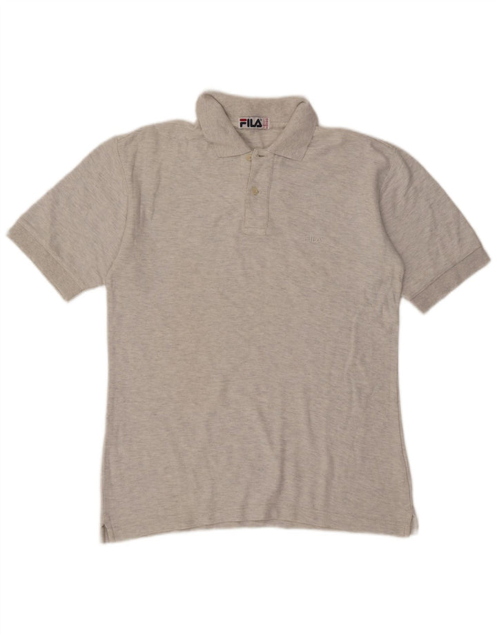 Fila Polo Hombre IT 44 XS Algodón Gris