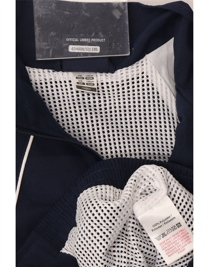 UMBRO Chaqueta de chándal con gráfico para niños 10-11 años Azul marino mediano