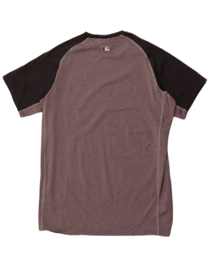 Camiseta NIKE Hombre Top Gris Medio Colorblock Poliéster