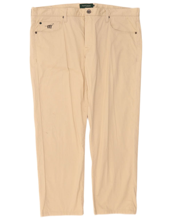 Henry Cottons Pantalones casuales ajustados para mujer W40 L27 Algodón beige