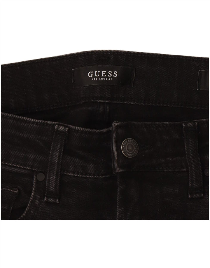 GUESS Vaqueros súper ajustados Miami para mujer W30 L25 Negro