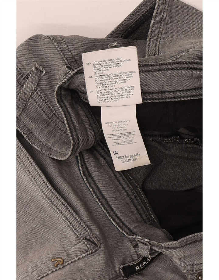 Replay Vaqueros ajustados para hombre W31 L28 Algodón gris