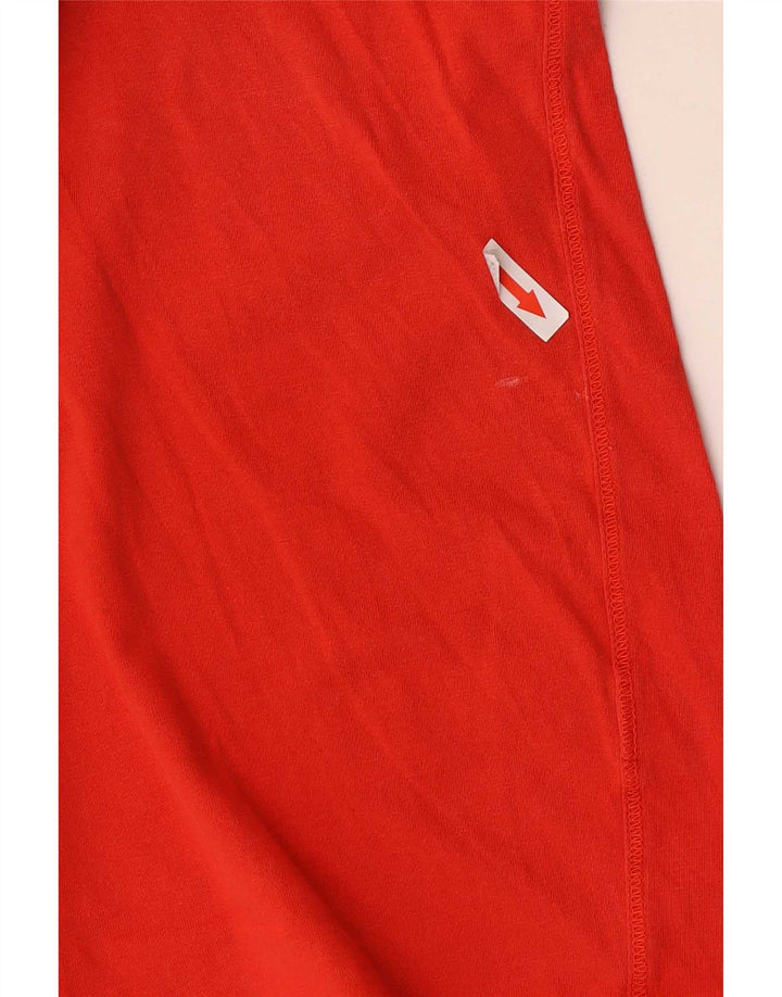 Puma Camiseta sin mangas con gráfico para hombre, talla grande, color rojo