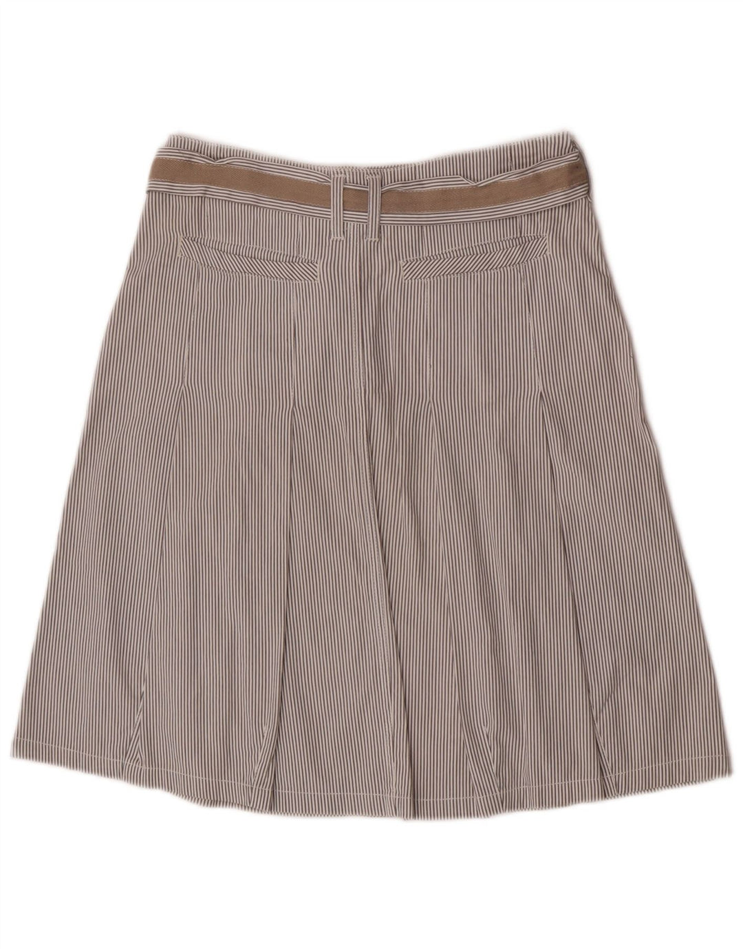 Marlboro Classics Falda acampanada para mujer EU 40 Mediana W30 Gris a rayas