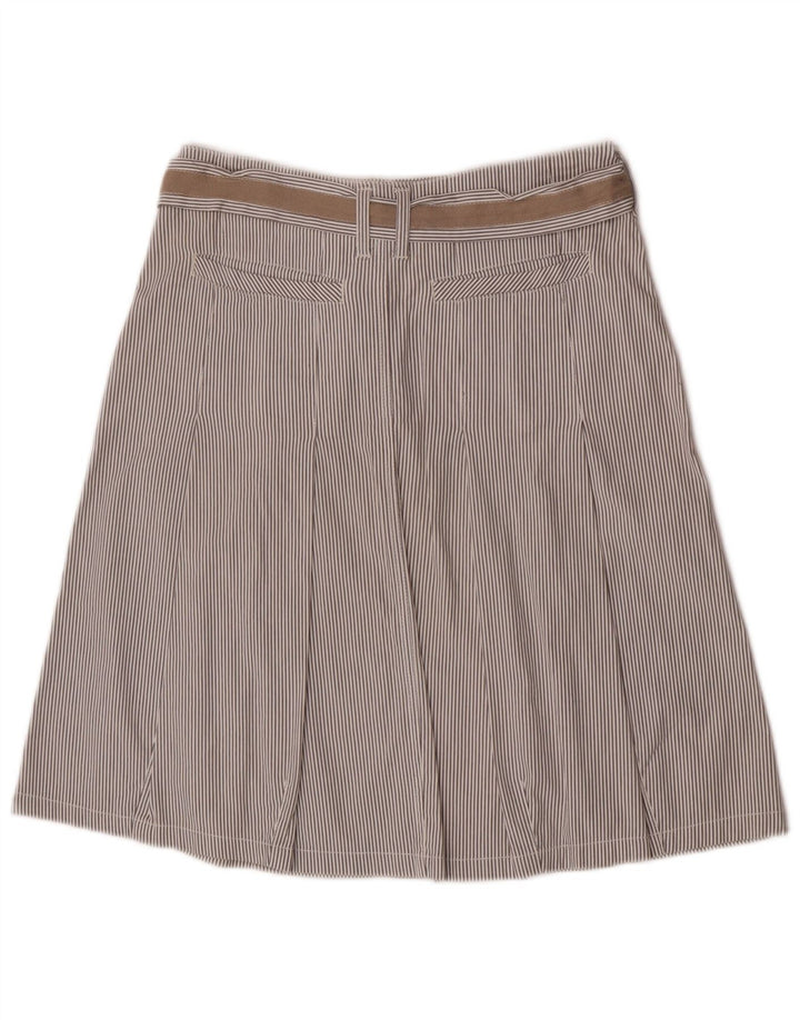 Marlboro Classics Falda acampanada para mujer EU 40 Mediana W30 Gris a rayas