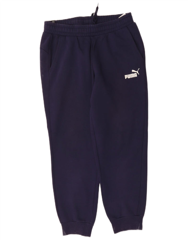 PUMA Pantalones de chándal para hombre Joggers Large Azul marino
