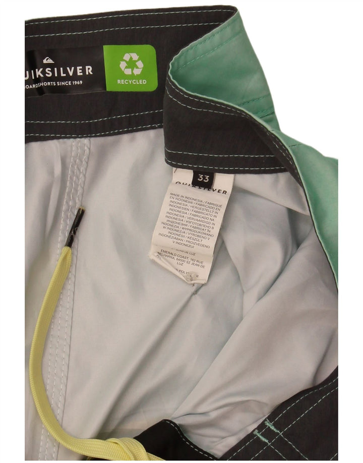 Bañador Quiksilver Hombre Verde Medio Floral Poliéster