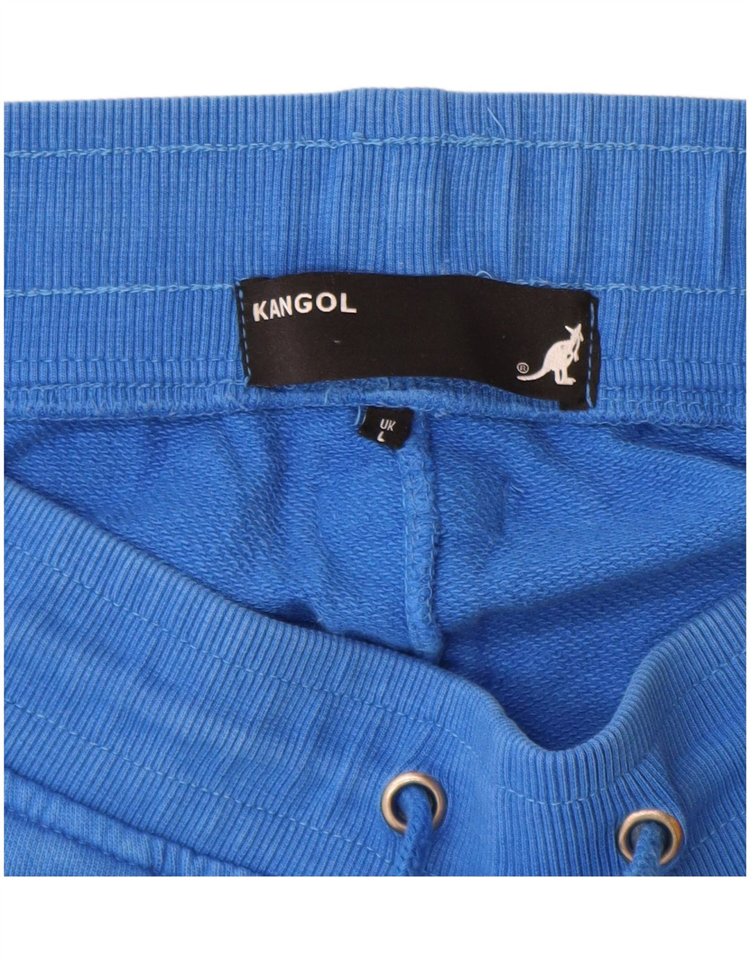 Kangol Mens Graphic Sport Shorts Grande Algodón Azul