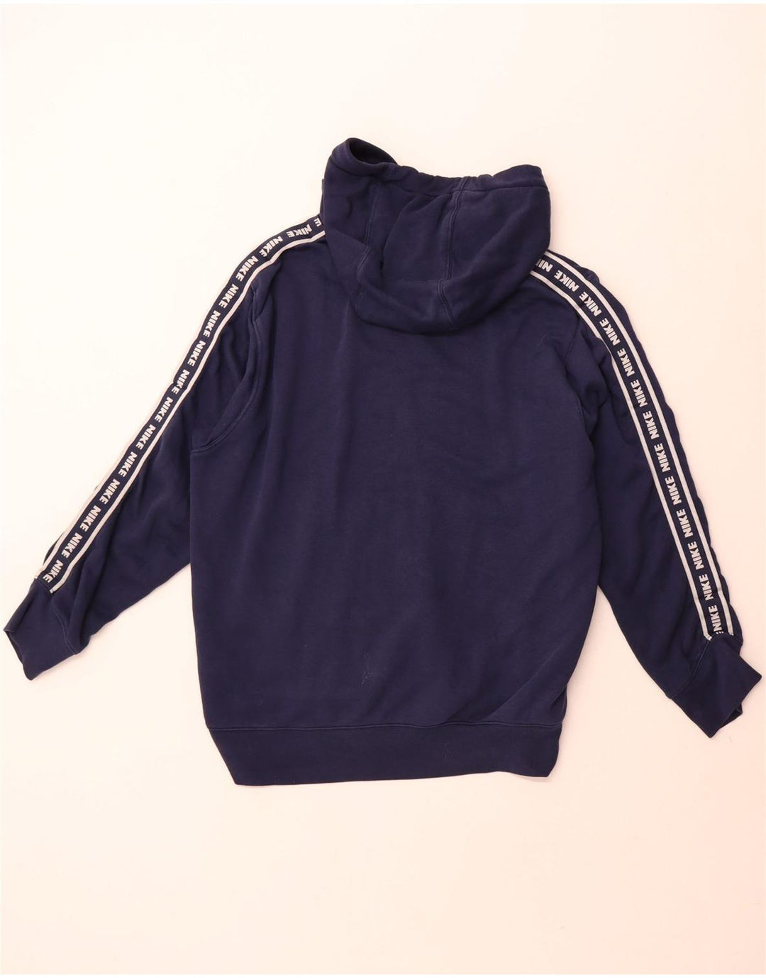 Nike Sudadera con capucha gráfica para hombre, talla grande, algodón azul marino