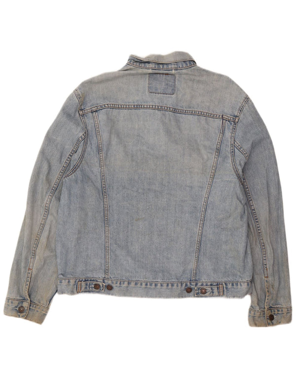 Levi's Chaqueta vaquera para hombre UK 40 Algodón azul grande