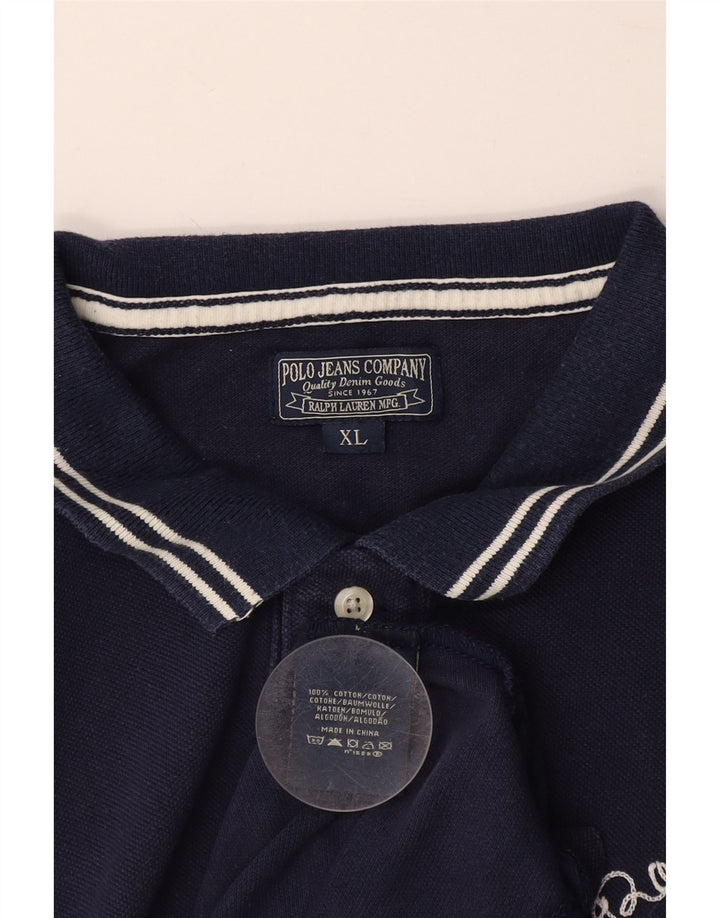 POLO RALPH LAUREN Polo Hombre XL Azul Marino Algodón