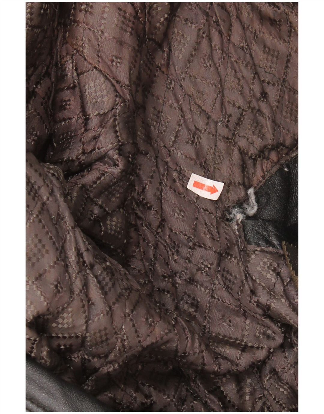 VINTAGE Chaqueta de cuero para hombre IT 50 Cuero negro grande