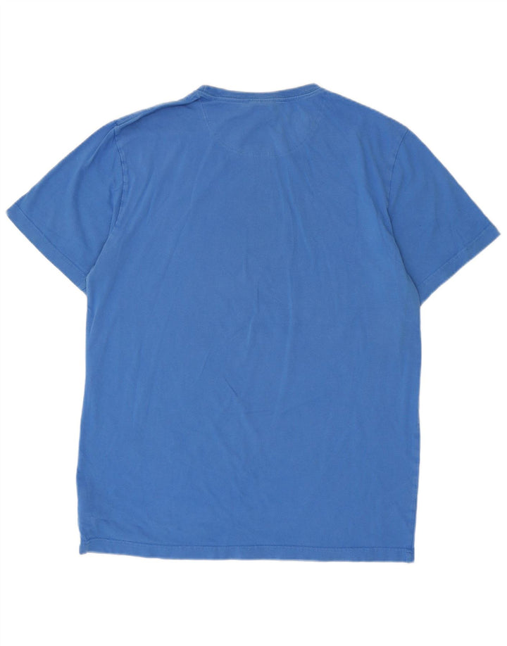 Canterbury - Camiseta gráfica para hombre, talla grande, algodón azul