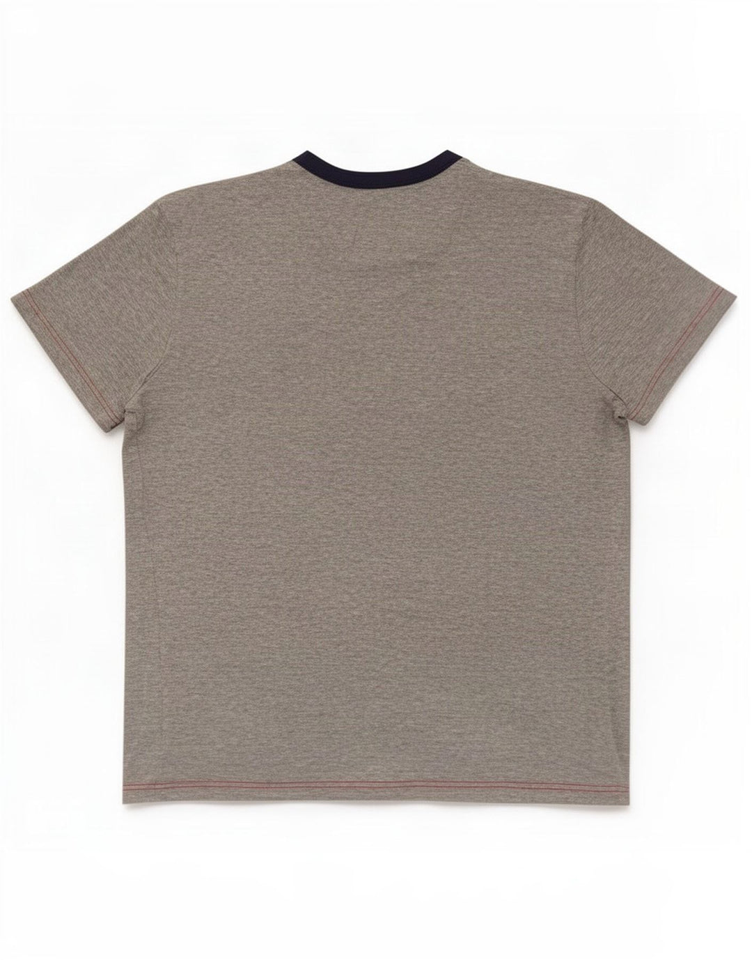 Fila Camiseta para hombre Top grande de algodón moteado gris