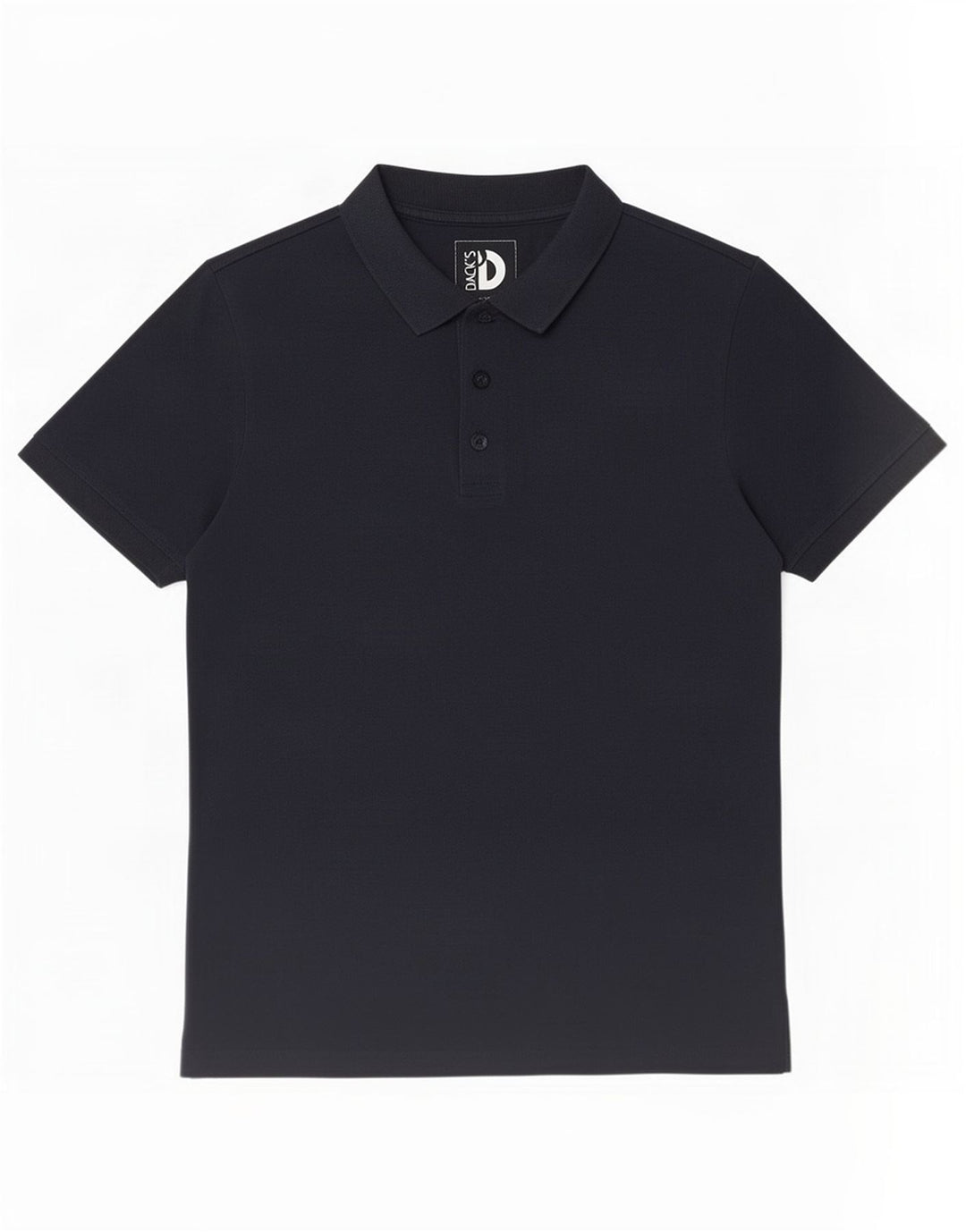 Dack's Polo para hombre grande de algodón azul marino