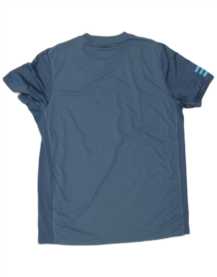 Adidas Hombre Aeroready Camiseta Top Grande Azul Poliéster