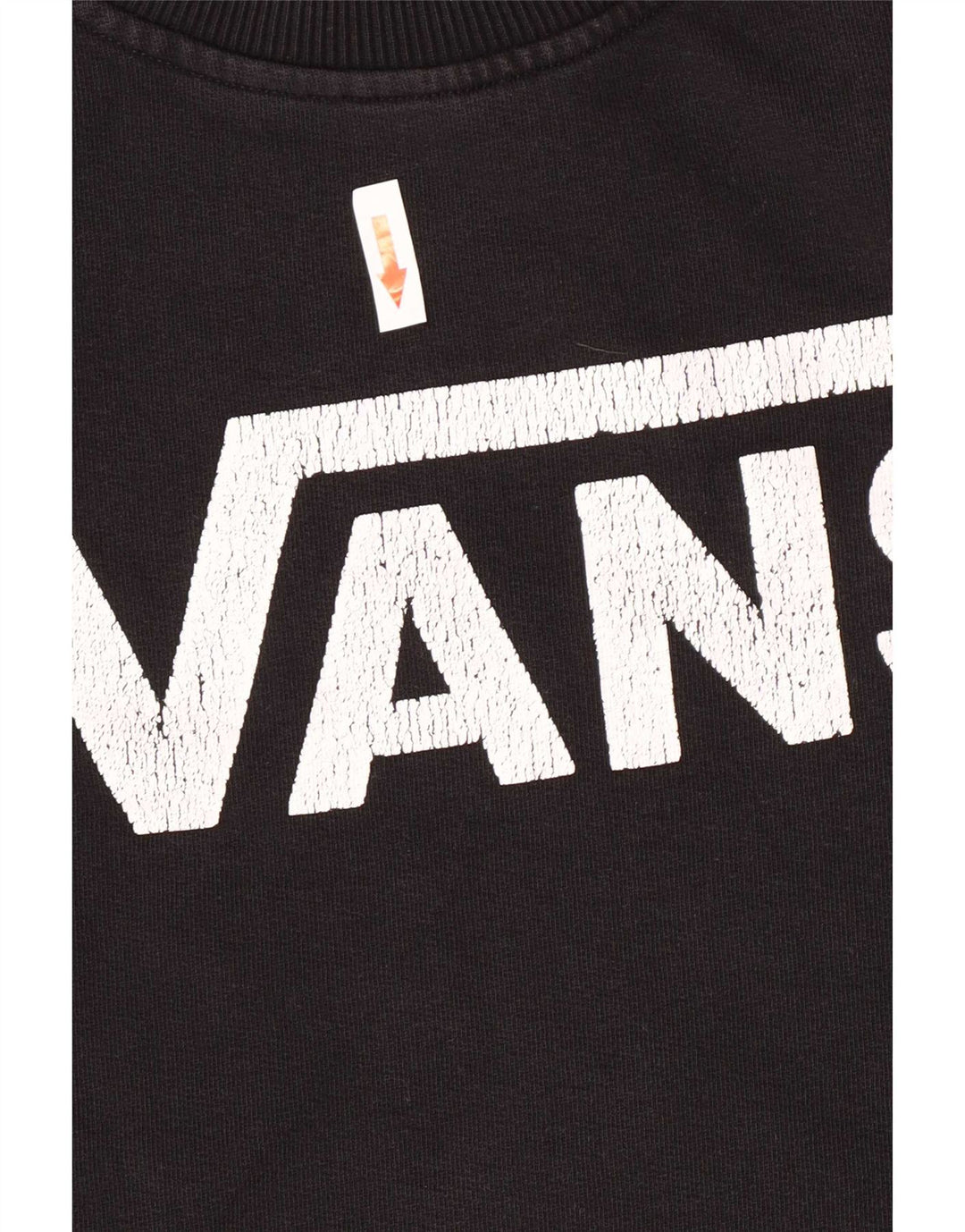 Vans Mujer Graphic Sudadera Jumper Small Negro Algodón