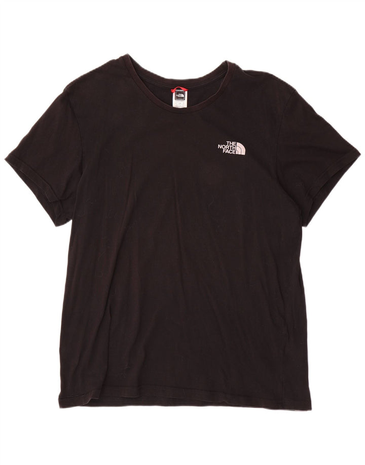 The North Face - Camiseta para hombre, talla grande, algodón negro