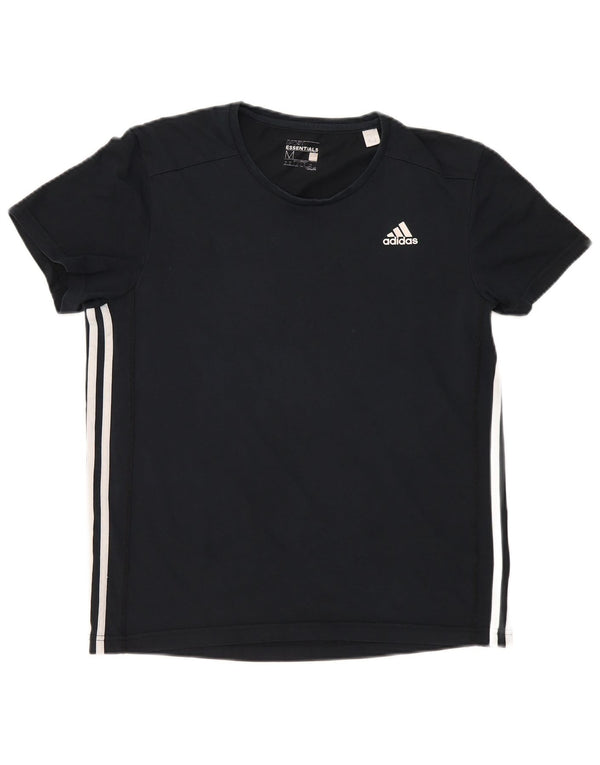 Adidas Mens Climalite Camiseta Top Mediano Negro