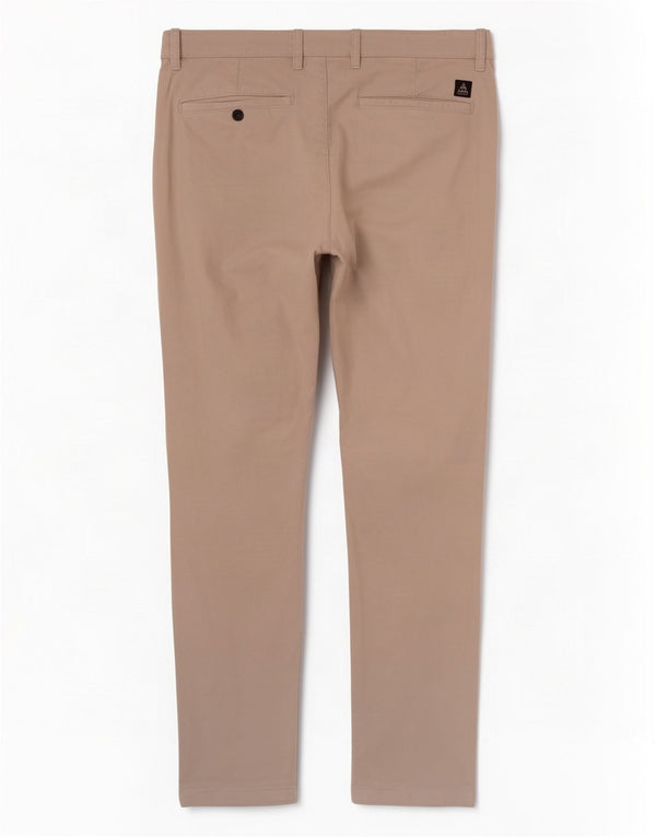 Zara Mens Skinny Chino Pantalones EU 42 Large W32 L30 Beige