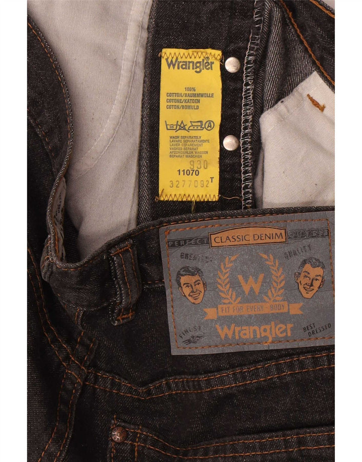 Wrangler Vaqueros rectos para hombre W32 L29 Algodón negro