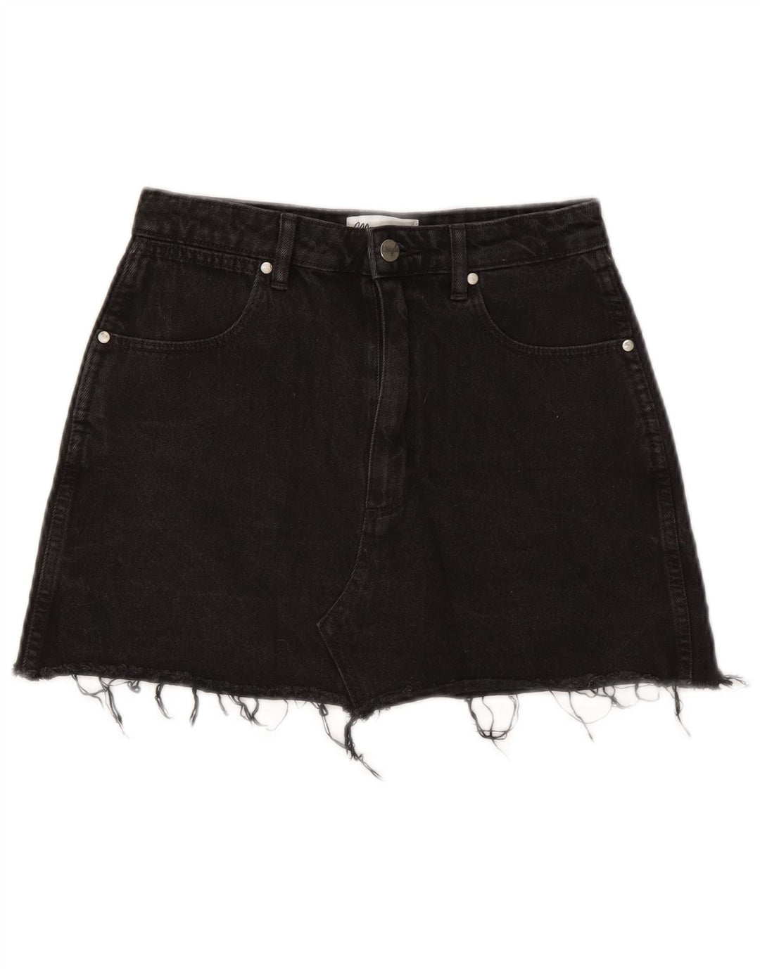 Wrangler Minifalda vaquera para mujer US 9 Mediana W27 Algodón negro