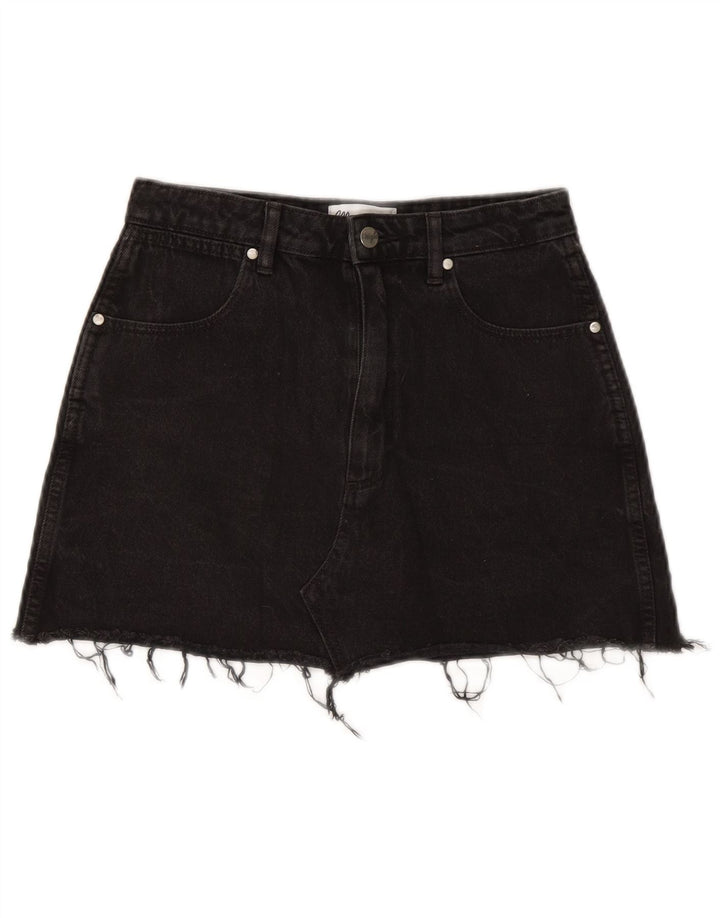 Wrangler Minifalda vaquera para mujer US 9 Mediana W27 Algodón negro