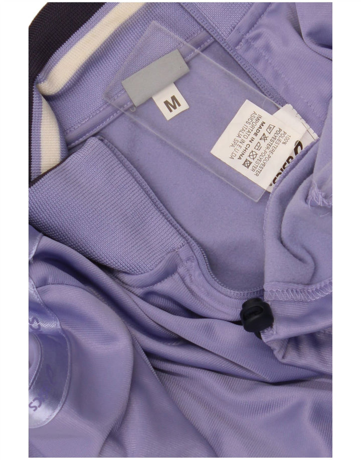 Asics - Chaqueta de chándal gráfica para mujer, talla 40, poliéster morado mediano