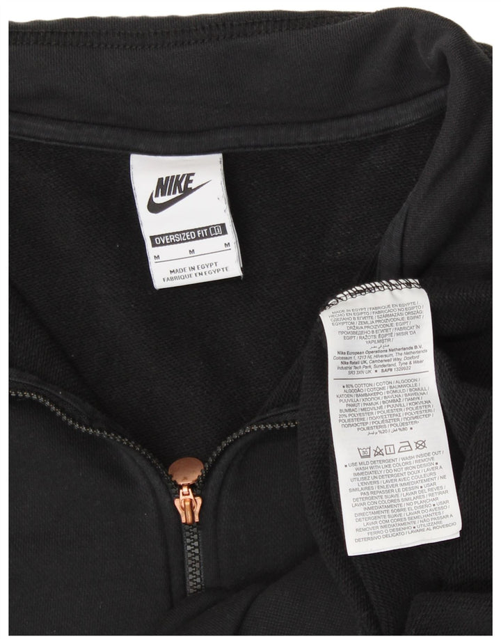 NIKE Sudadera con gráfico extragrande para mujer, talla 40, talla M, color negro
