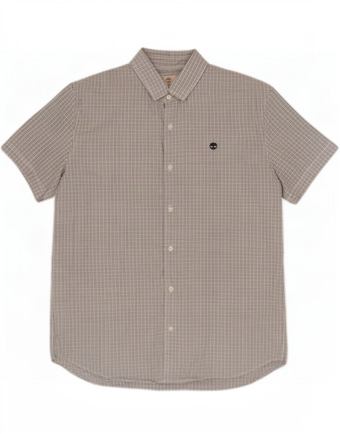 Timberland Camisa Slim Fit para Hombre 2XL Cuadros Grises