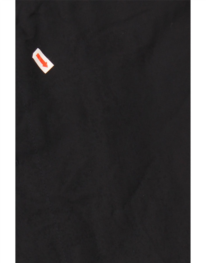 Hugo Boss Abrigo para hombre EU 56 3XL Algodón negro