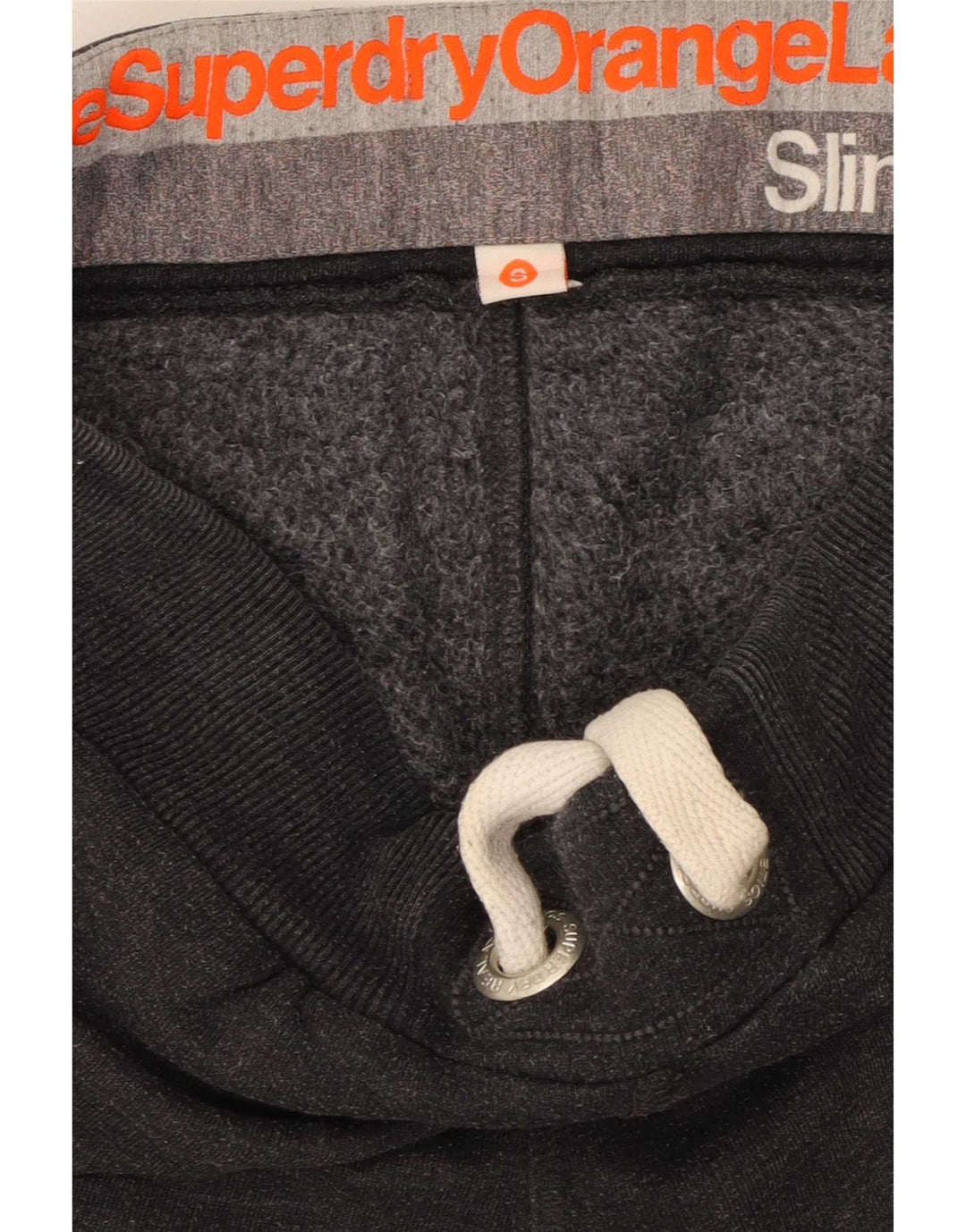 Superdry Hombre Pantalones De Chándal Slim Joggers Small Gris Algodón
