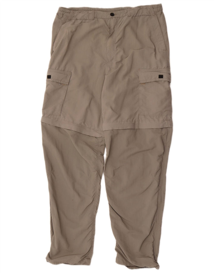 Rohan Hombre Pantalones Cargo Rectos Medium W32 L30 Poliamida Caqui