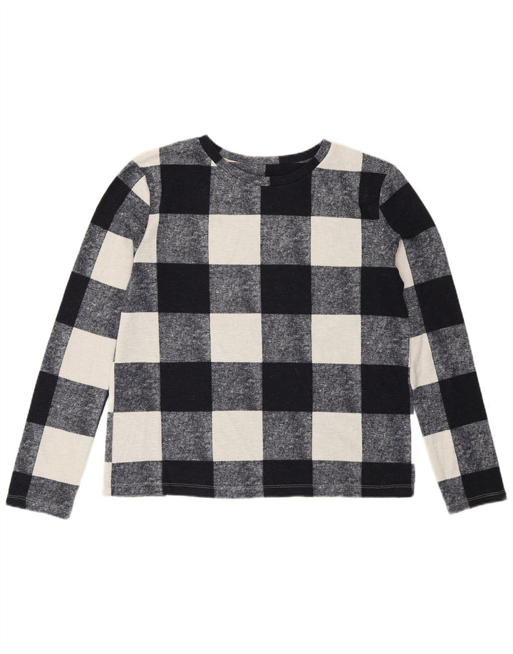 Marks & Spencer Top para mujer de manga larga UK 8 Small Poliéster azul marino