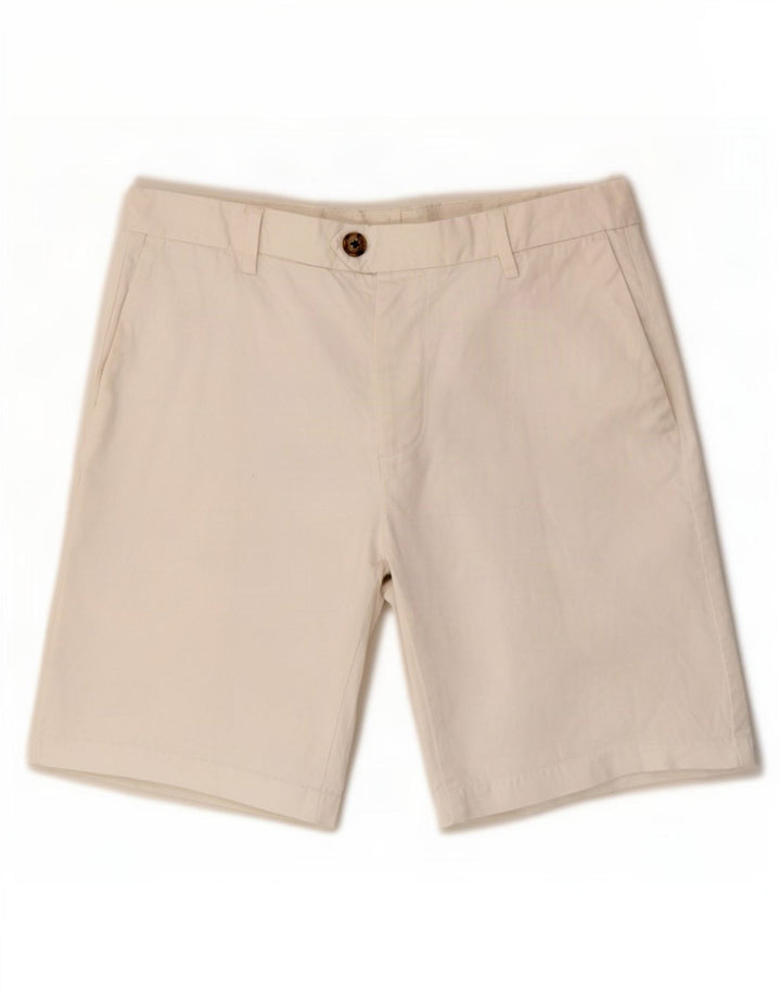 Pantalones cortos chinos Reiss para hombre medianos W30 algodón blanco