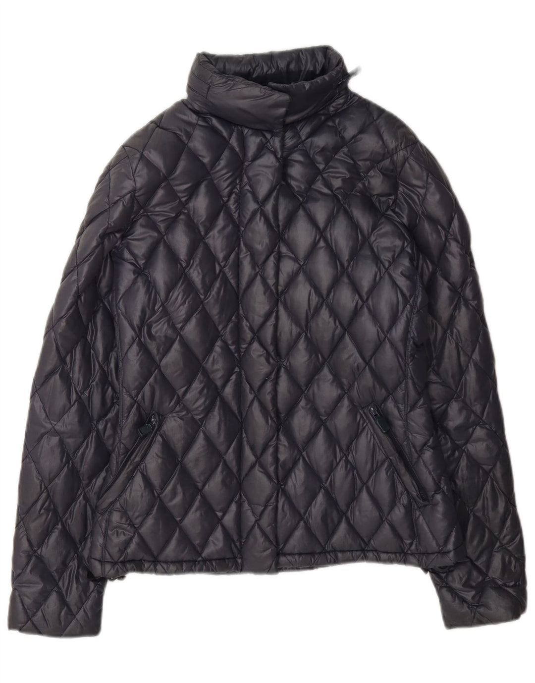 Aspesi Chaqueta acolchada para mujer UK 10 Small Azul marino Poliamida