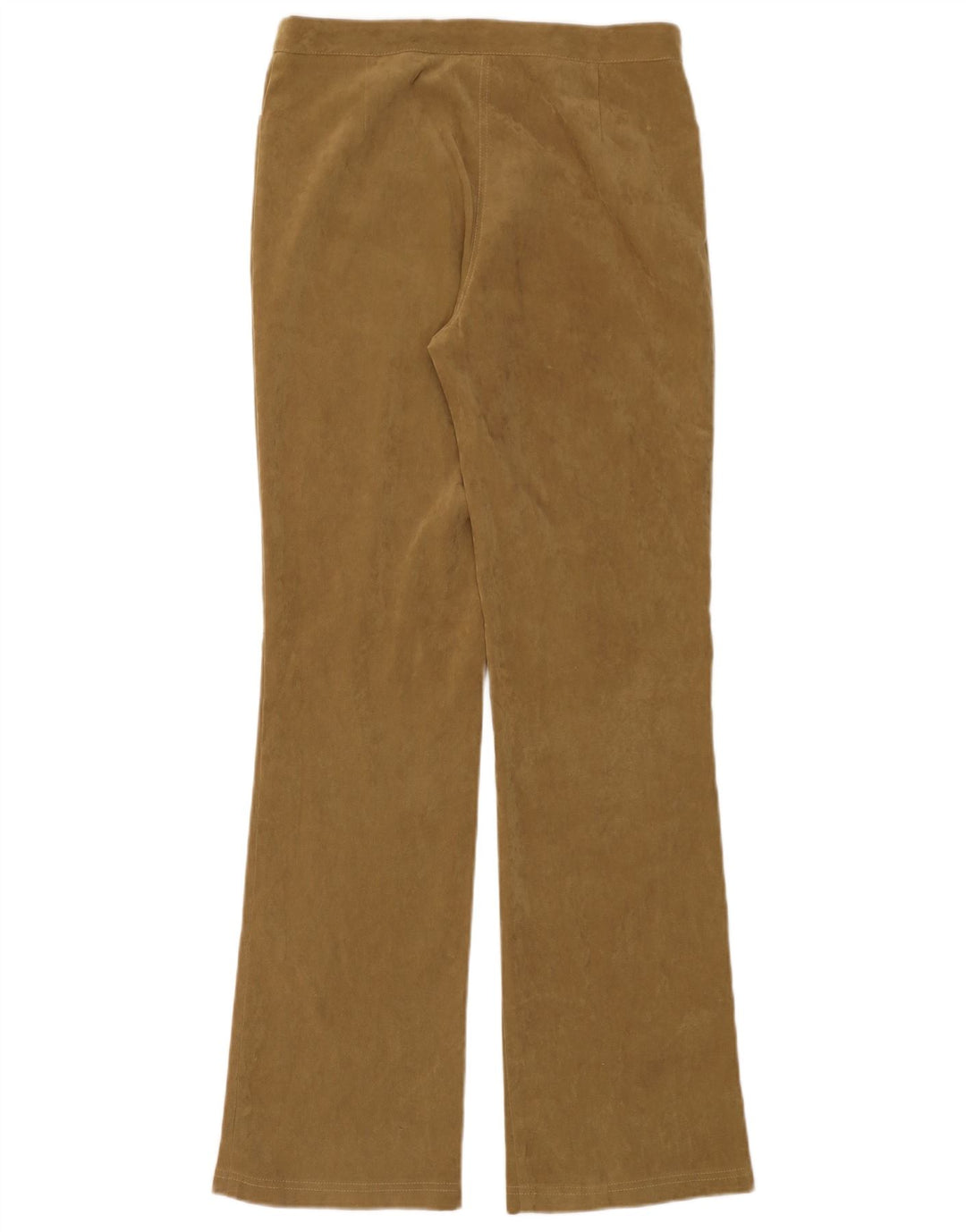 A WEAR Pantalones casuales con corte de bota para mujer UK 44 Medium W30 L32 Beige Poliéster