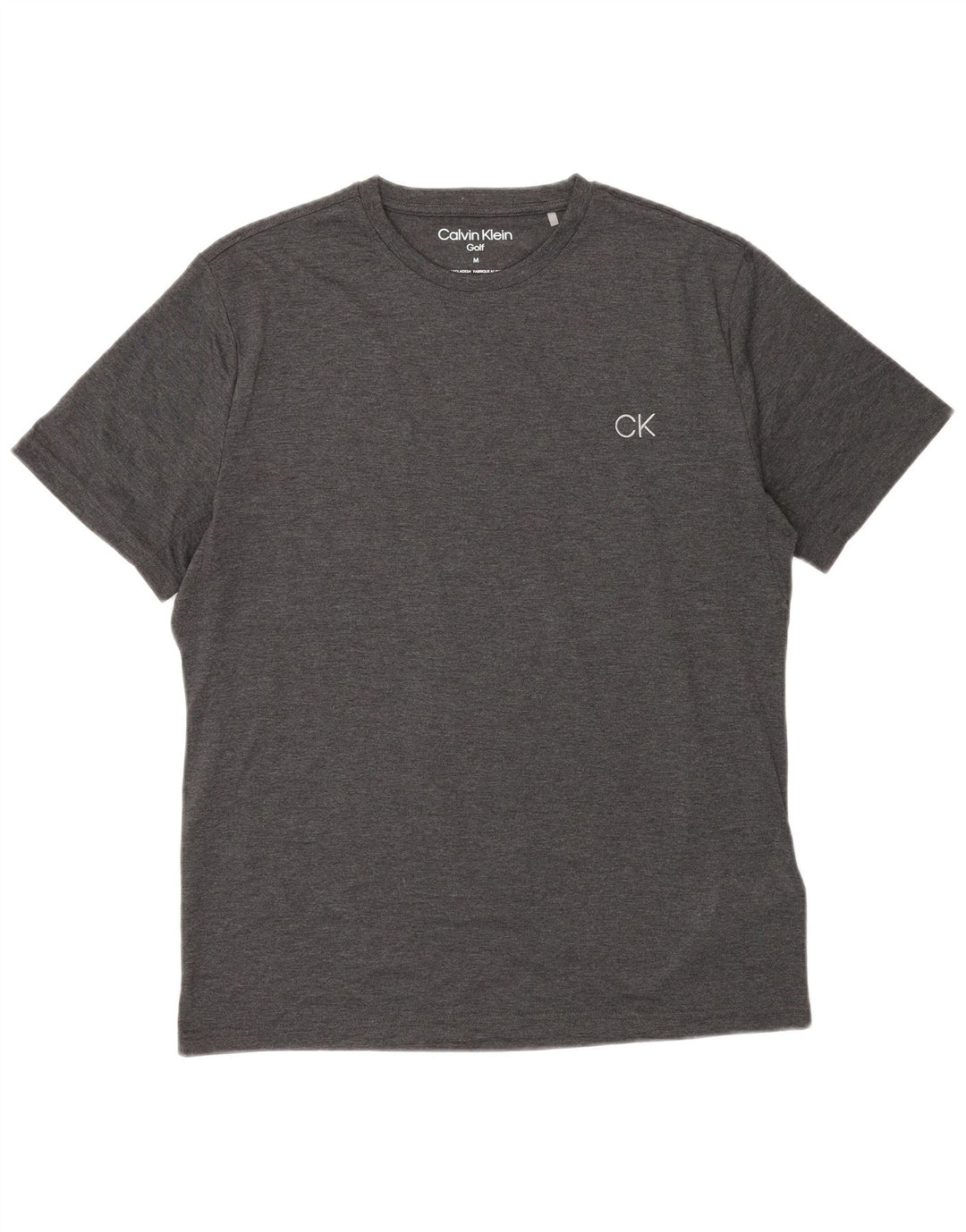 Camiseta Calvin Klein Hombre Top Poliéster Gris Medio